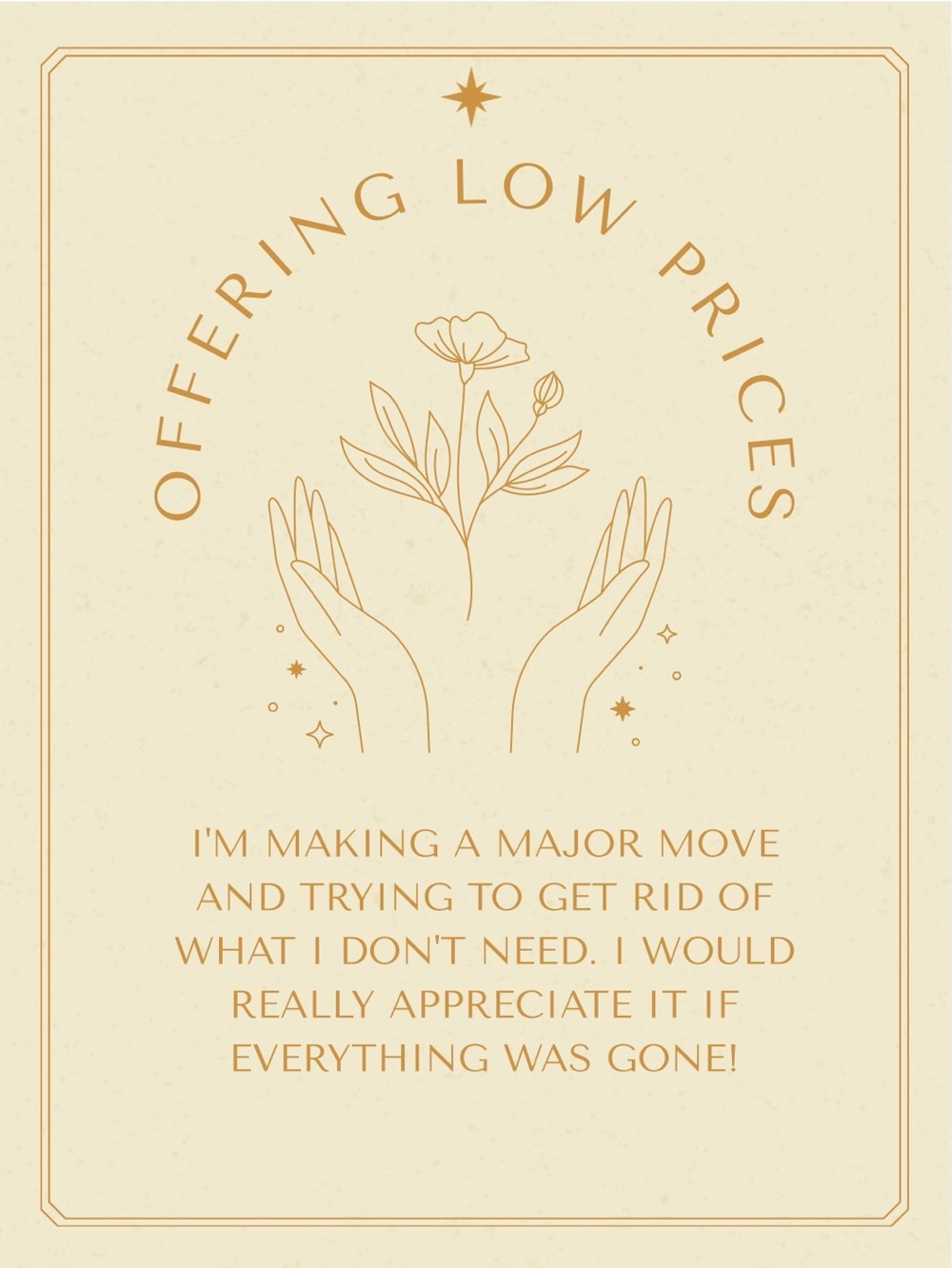 LOW LOW PRICES
